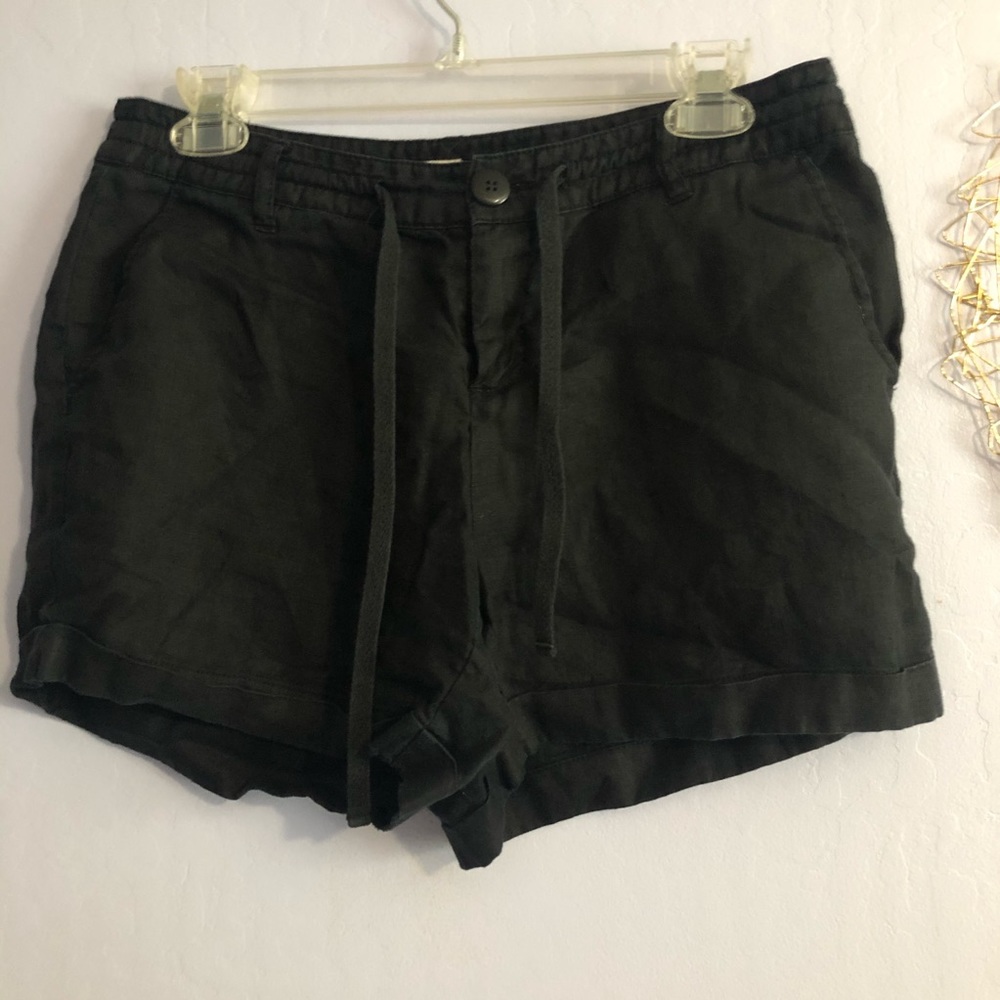 Workshop Andrea jouine black shorts with strings